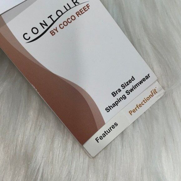 Contours Keepsake Solitaire V-Neck One Piece Swimsuit Sz 8/ 32C - Picture 13 of 16